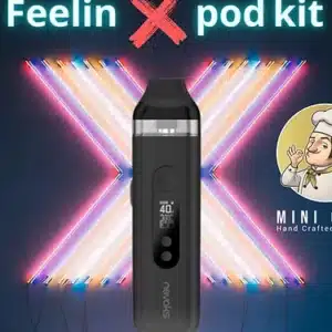 NEVOKS FEELIN X POD KIT Feelin X מציע חופשיות  לאידוי שלך. עם פוד זה מבית Nevoks, אפשר להתאים את כניסת האויר על ידי ווסת, להפקת אדים בהתאמה.