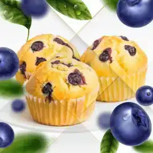 Blueberry Muffin הוא נוזל מאפין אוכמניות עשיר ומפנק בטעם מאפין אוכמניות.