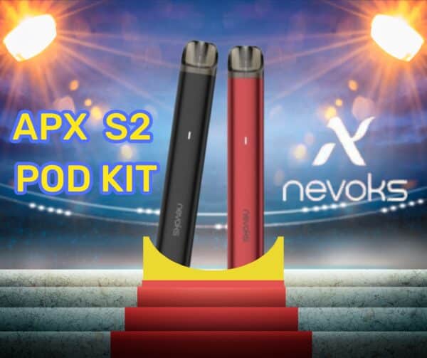 APX S2 POD KIT הוא מכשיר פודים מבית Nevoks קומפקטי וקטן עיצוב אלגנטי ומלוטש עם טכנולוגיה מתקדמת.