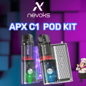 NEVOKS APX C1 POD APX C1 מבית NEVOKS מכשיר קטן דק וקומפקטי המציע חווית vaping קלילה ועשירה בטעם. הוא מגיע עם סוללה פנימית של 1000mAh, מספקת זמן שימוש לאורך זמן.
