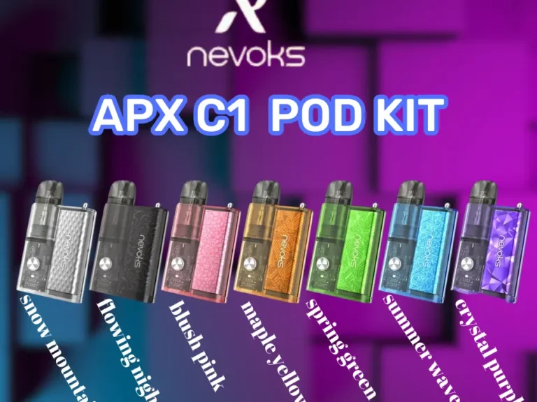 צבעים שונים למכשיר NEVOKS APX C1 POD