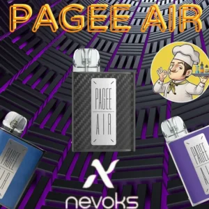 NEVOKS PAGEE AIR KIT היא ערכת POD קטנה וקומפקטית המציעה טעם מעולה, זמן פעולה ארוך וקל לשימוש. היא מושלמת עבור משתמשים חדשים ומנוסים כאחד.
