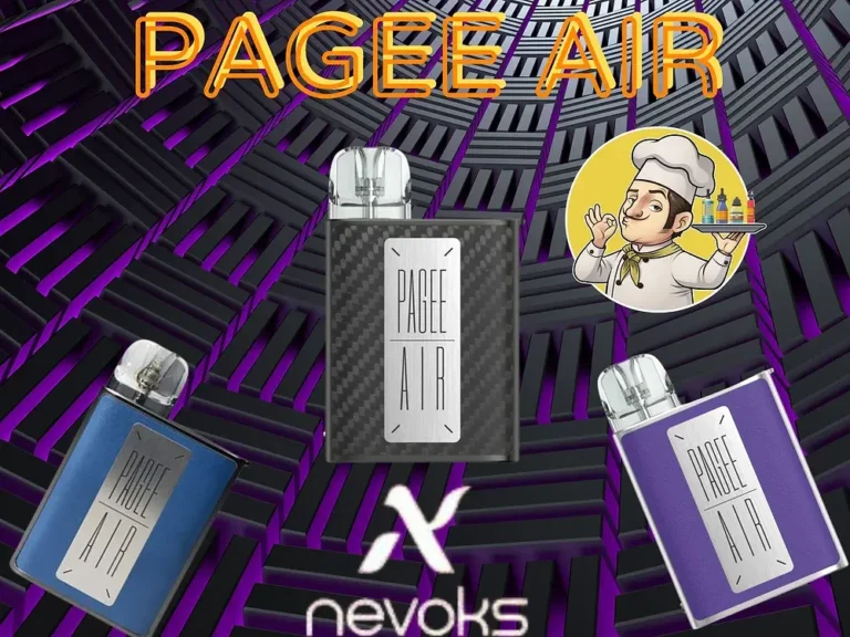 NEVOKS PAGEE AIR KIT היא ערכת POD קטנה וקומפקטית המציעה טעם מעולה, זמן פעולה ארוך וקל לשימוש. היא מושלמת עבור משתמשים חדשים ומנוסים כאחד.