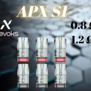 NEVOKS APX S1 Cartridge  חווית vaping נהדרת במחיר משתלם מחפשים ראש מילוי באיכות גבוהה לחווית vaping נהדרת?NEVOKS APX S1 Cartridge הוא הפתרון המושלם עבורכם. ראש המילוי הזה מגיע במגוון ערכים של התנגדות, כך שתוכלו למצוא את הראש המתאים ביותר לסגנון וויפ שלכם.