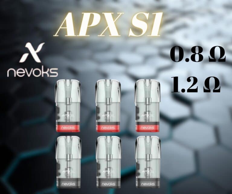 NEVOKS APX S1 Cartridge  חווית vaping נהדרת במחיר משתלם מחפשים ראש מילוי באיכות גבוהה לחווית vaping נהדרת?NEVOKS APX S1 Cartridge הוא הפתרון המושלם עבורכם. ראש המילוי הזה מגיע במגוון ערכים של התנגדות, כך שתוכלו למצוא את הראש המתאים ביותר לסגנון וויפ שלכם.