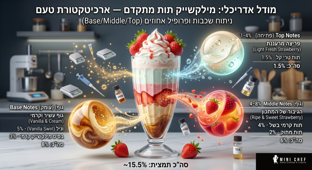מעבדת DIY וייפ מתקדמים — ערבוב שכבות טעם בצלוחית