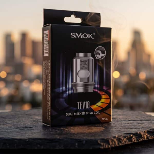 SMOK TFV18 Coil Dual Meshed 0.15Ω — 3 יח'