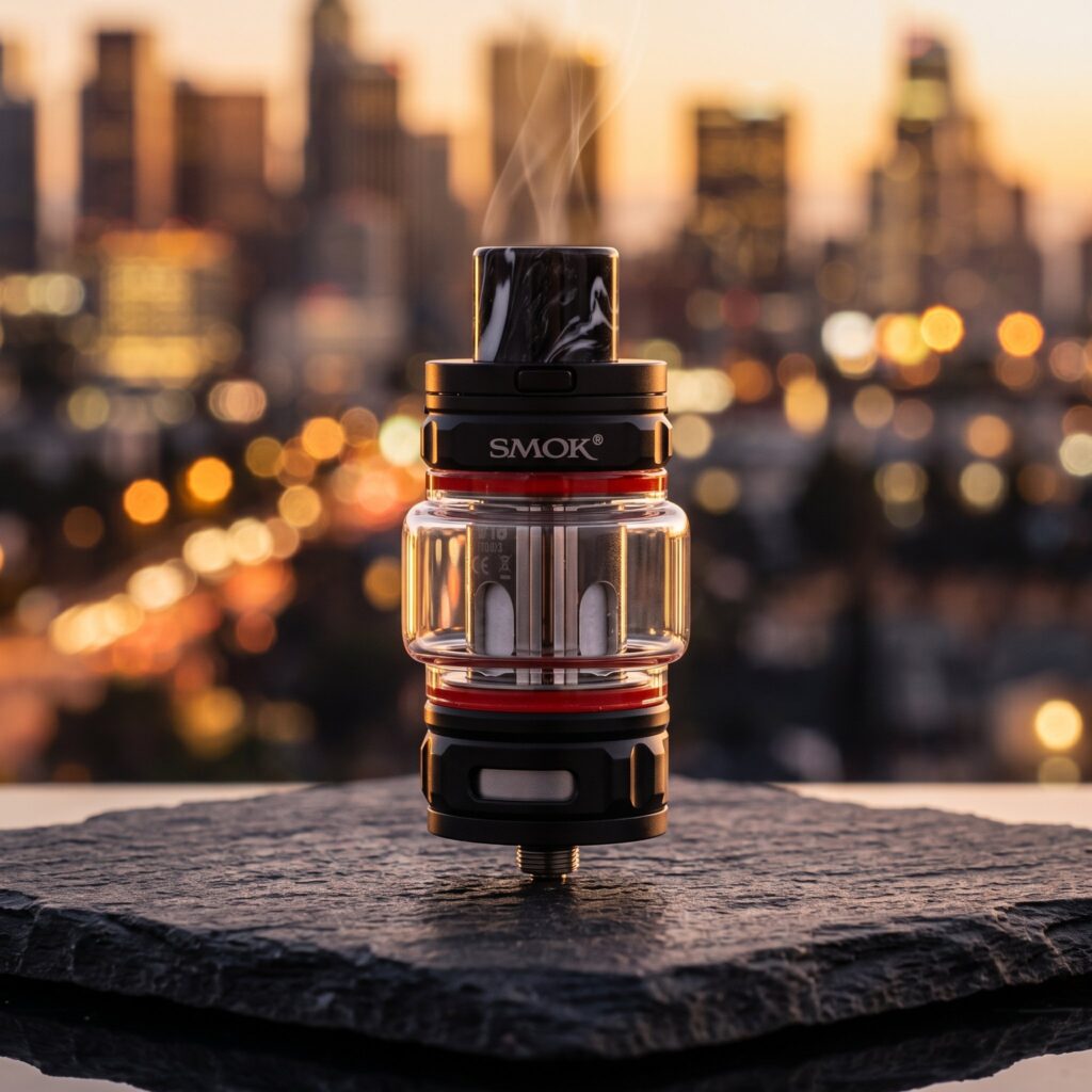 Smok TFV18 Tank — שחור, טנק Sub-Ohm